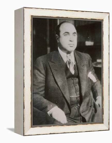 Alphonse "Scarface" Capone Chicago Gangster-null-Framed Premier Image Canvas