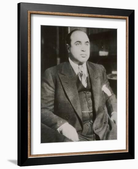 Alphonse "Scarface" Capone Chicago Gangster-null-Framed Photographic Print