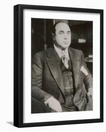 Alphonse "Scarface" Capone Chicago Gangster-null-Framed Photographic Print