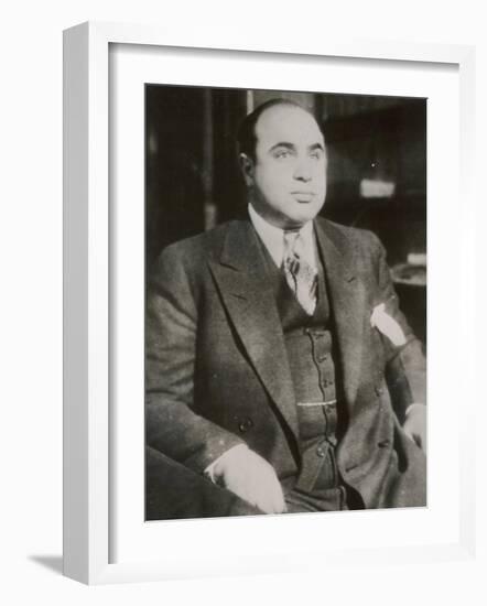 Alphonse "Scarface" Capone Chicago Gangster-null-Framed Photographic Print