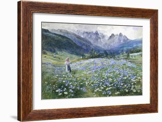 Alpin Meadow-John MacWhirter-Framed Giclee Print