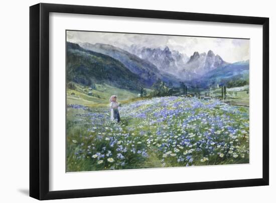 Alpin Meadow-John MacWhirter-Framed Giclee Print