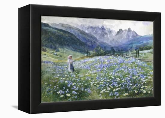 Alpin Meadow-John MacWhirter-Framed Premier Image Canvas