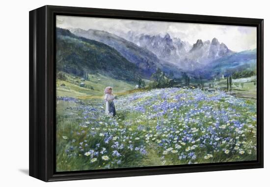 Alpin Meadow-John MacWhirter-Framed Premier Image Canvas