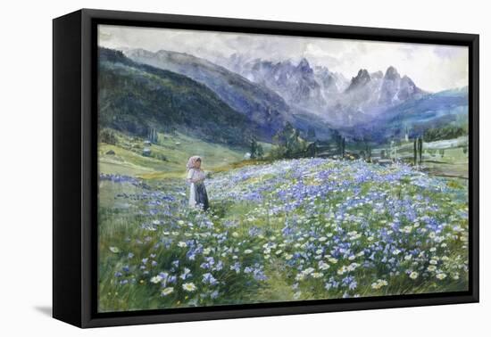Alpin Meadow-John MacWhirter-Framed Premier Image Canvas