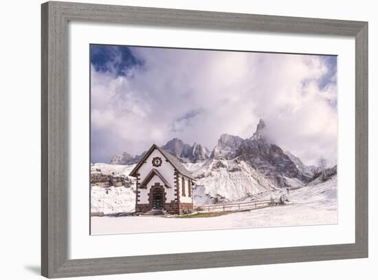 Alpine Chapel-Michael Blanchette-Framed Photographic Print