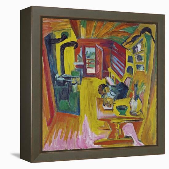 Alpine Kitchen, 1918-Ernst Ludwig Kirchner-Framed Premier Image Canvas