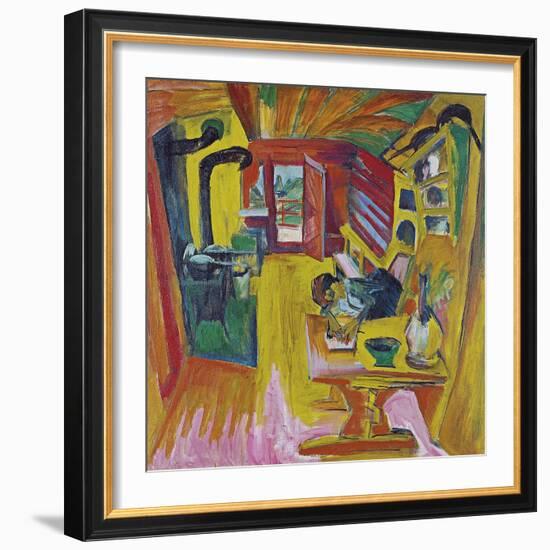 Alpine Kitchen-Ernst Ludwig Kirchner-Framed Giclee Print