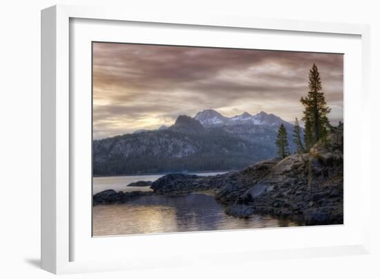 Alpine Lake Morning-Vincent James-Framed Photographic Print