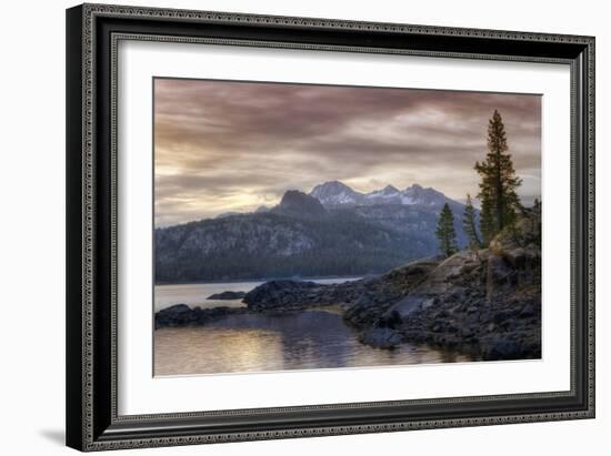 Alpine Lake Morning-Vincent James-Framed Photographic Print