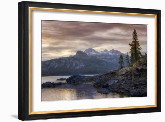 Alpine Lake Morning-Vincent James-Framed Photographic Print