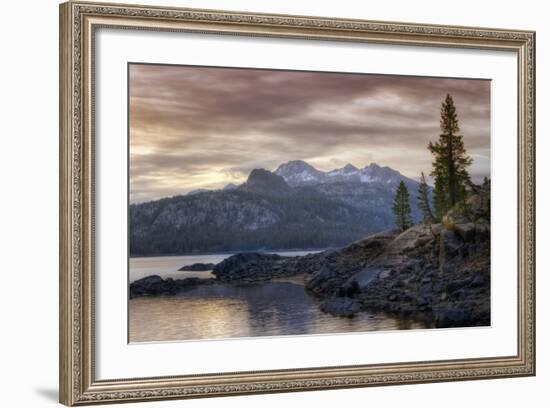 Alpine Lake Morning-Vincent James-Framed Photographic Print