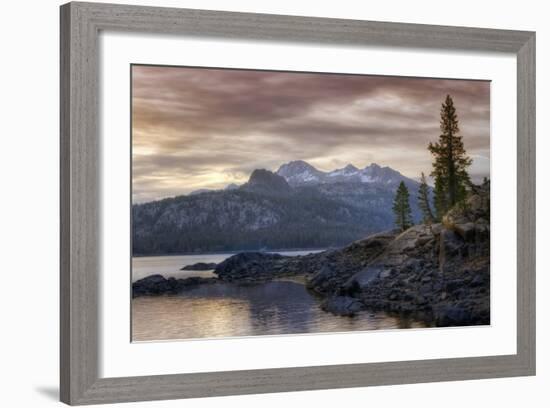 Alpine Lake Morning-Vincent James-Framed Photographic Print