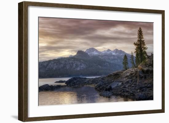 Alpine Lake Morning-Vincent James-Framed Photographic Print