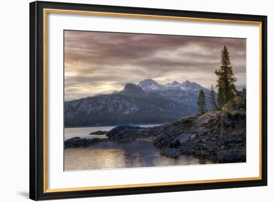 Alpine Lake Morning-Vincent James-Framed Photographic Print