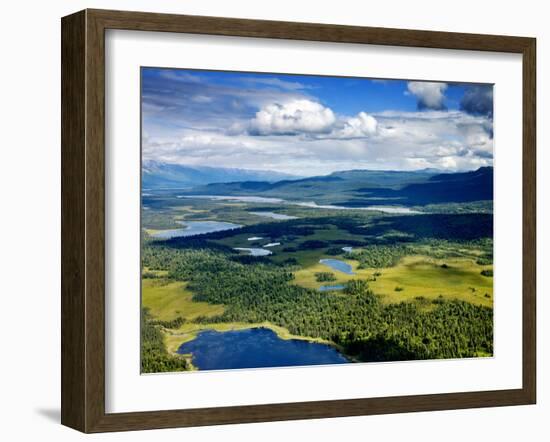 Alpine Lakes and Forest, Denali National Park, Alaska-Carol Highsmith-Framed Photo