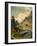 Alpine Landscape with a Bridge-Ferdinand Gatt-Framed Giclee Print