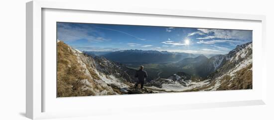 Alpine Panorama on the Mieminger Plateau-Niki Haselwanter-Framed Photographic Print