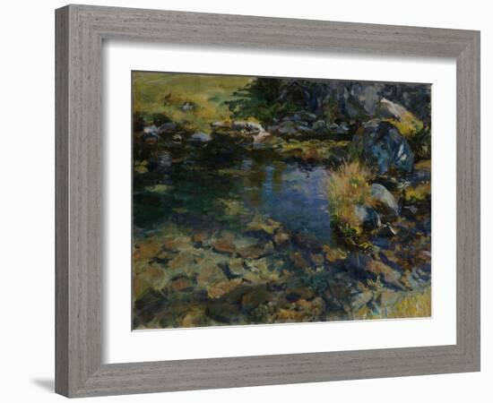 Alpine Pool, 1907-John Singer Sargent-Framed Giclee Print