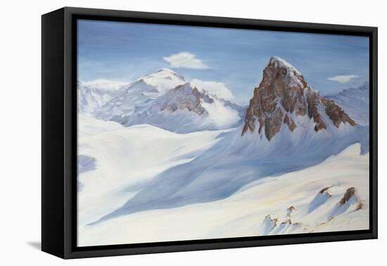 Alpine Shadows, 2000-Antonia Myatt-Framed Premier Image Canvas