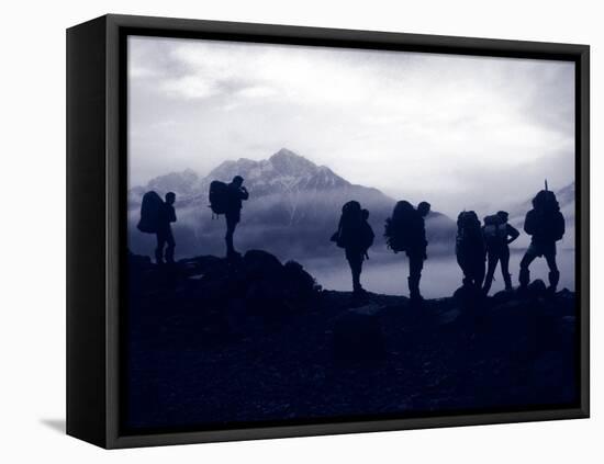 Alpine Start New Zealand-AdventureArt-Framed Premier Image Canvas