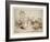 Alpine Village and Lovers Embracing-Titian (Tiziano Vecelli)-Framed Giclee Print