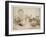 Alpine Village and Lovers Embracing-Titian (Tiziano Vecelli)-Framed Giclee Print