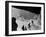 Alpinists Walking in the Snow-null-Framed Photographic Print