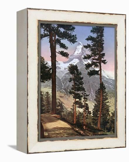 Alps, Matterhorn 1913-Donald Mcleish-Framed Premier Image Canvas