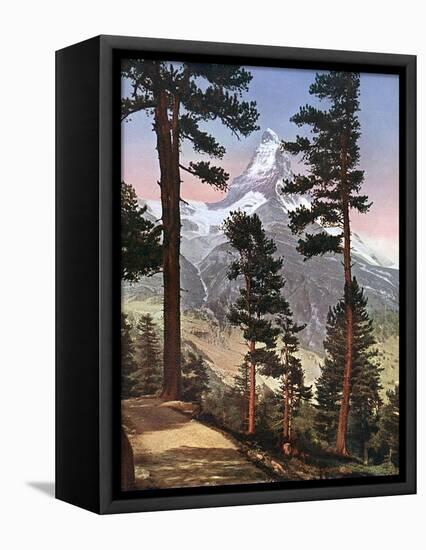 Alps, Matterhorn 1913-Donald Mcleish-Framed Premier Image Canvas