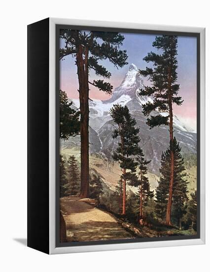 Alps, Matterhorn 1913-Donald Mcleish-Framed Premier Image Canvas