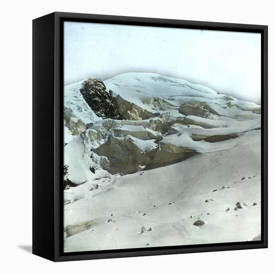Alps (Upper-Savoy), the Summit of the Mont Blanc-Leon, Levy et Fils-Framed Premier Image Canvas