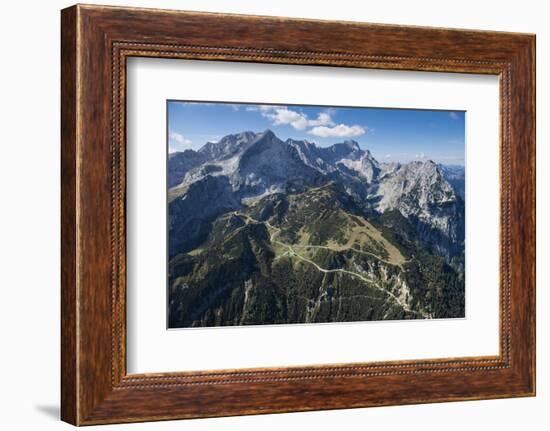 Alpspitze, Germany, Garmisch-Partenkirchen, Bavarian Oberland Region, Osterfelder Region-Frank Fleischmann-Framed Photographic Print