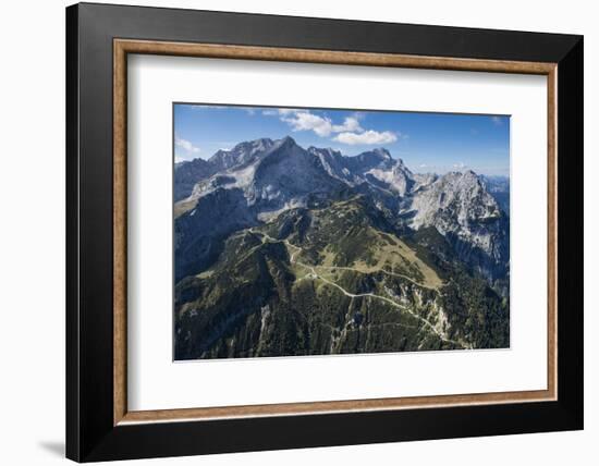 Alpspitze, Germany, Garmisch-Partenkirchen, Bavarian Oberland Region, Osterfelder Region-Frank Fleischmann-Framed Photographic Print