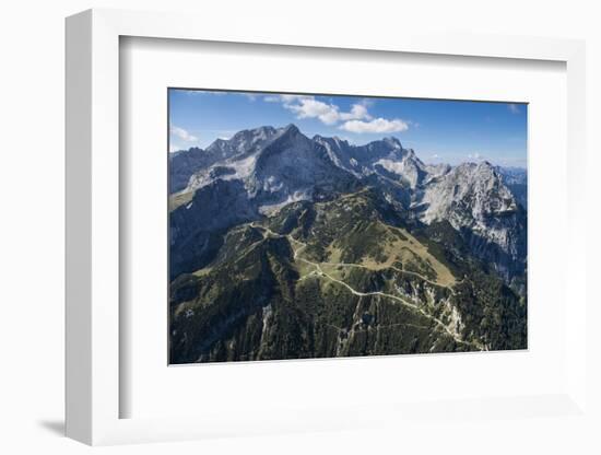 Alpspitze, Germany, Garmisch-Partenkirchen, Bavarian Oberland Region, Osterfelder Region-Frank Fleischmann-Framed Photographic Print