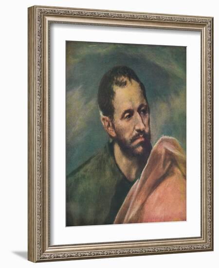 'Als Apostel Jacobus Minor', (Saint James the Younger), c1600, (1938)-El Greco-Framed Giclee Print