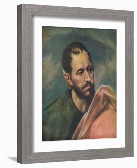 'Als Apostel Jacobus Minor', (Saint James the Younger), c1600, (1938)-El Greco-Framed Giclee Print