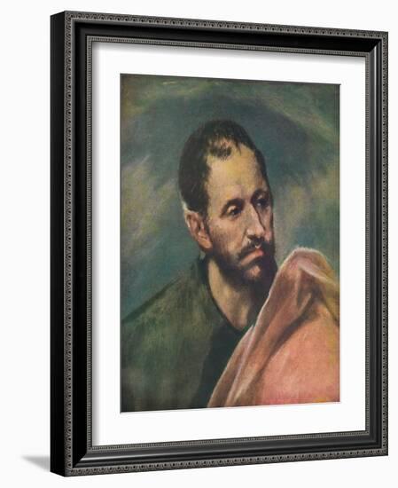 'Als Apostel Jacobus Minor', (Saint James the Younger), c1600, (1938)-El Greco-Framed Giclee Print