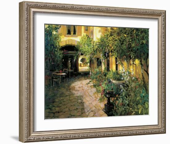 Alsace Courtyard-Philip Craig-Framed Giclee Print