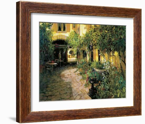 Alsace Courtyard-Philip Craig-Framed Giclee Print