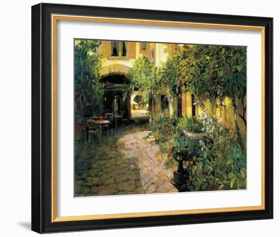 Alsace Courtyard-Philip Craig-Framed Giclee Print