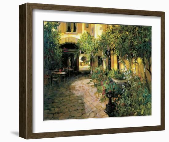 Alsace Courtyard-Philip Craig-Framed Giclee Print