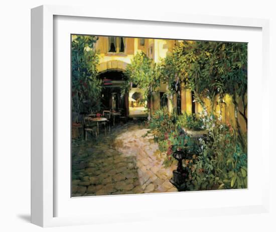 Alsace Courtyard-Philip Craig-Framed Giclee Print