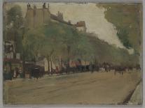 Facade, Laroche Foucault, France, 1914 (Oil on Canvas)-Alson Skinner Clark-Giclee Print