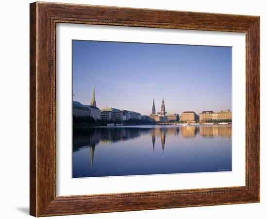 Alster River, Hamburg, Germany-Danielle Gali-Framed Photographic Print