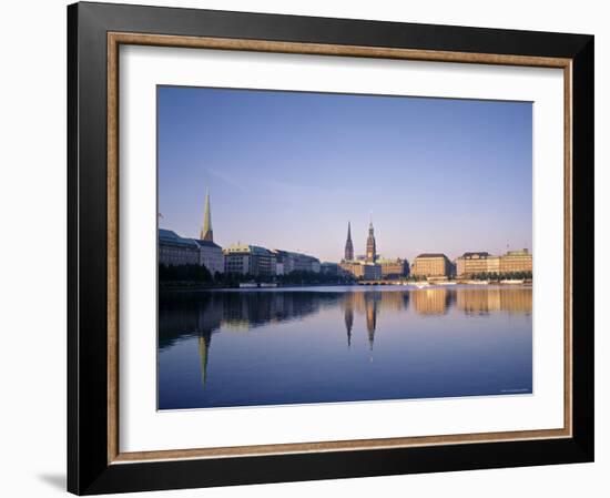 Alster River, Hamburg, Germany-Danielle Gali-Framed Photographic Print