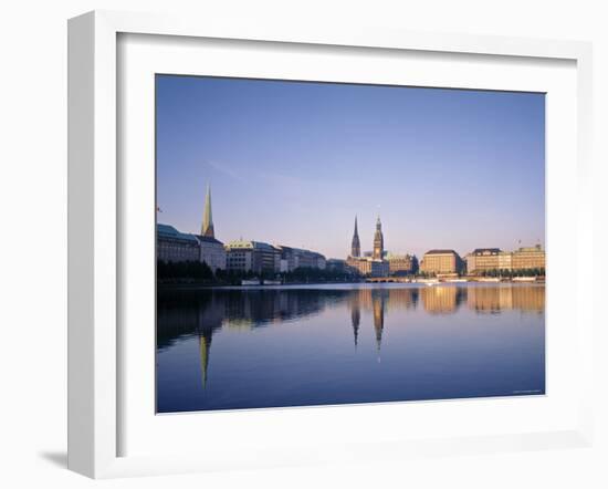Alster River, Hamburg, Germany-Danielle Gali-Framed Photographic Print