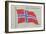 Alt for Norge, Norwegian Flag-null-Framed Art Print