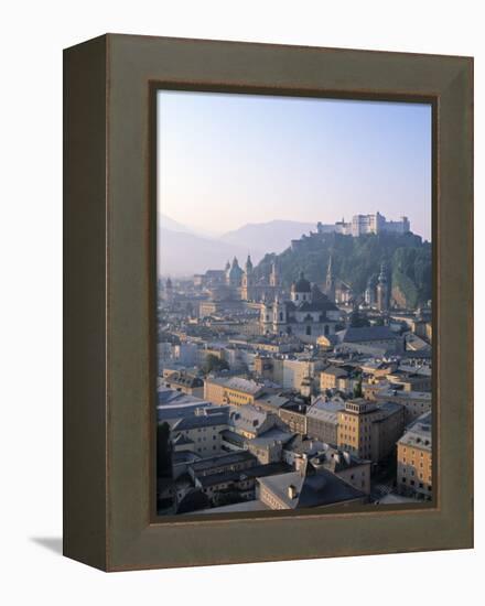 Alt Stadt and Hohensalzburg Fortress, Salzburg, Austria-Rex Butcher-Framed Premier Image Canvas
