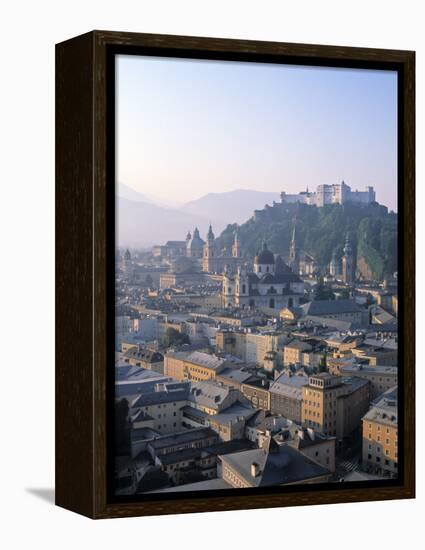 Alt Stadt and Hohensalzburg Fortress, Salzburg, Austria-Rex Butcher-Framed Premier Image Canvas